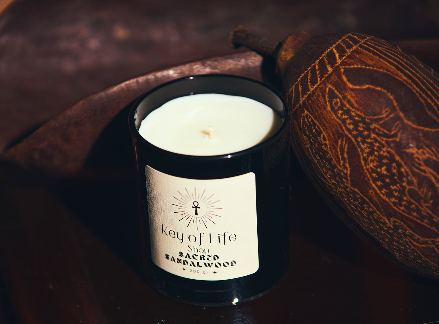 Sacred Sandalwood Soy Wax Candle